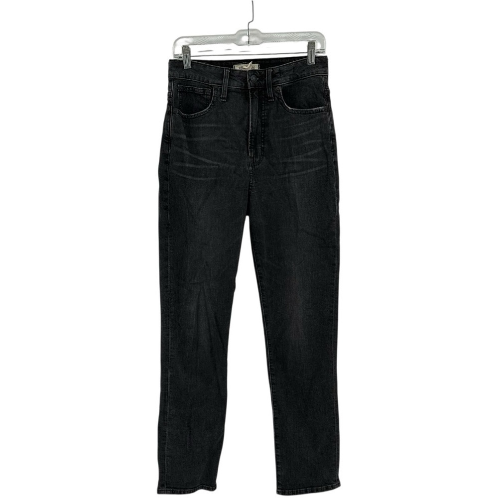 Madewell The Curvy Perfect Vintage Jean Straight Leg Jeans in dark grey Size 27T